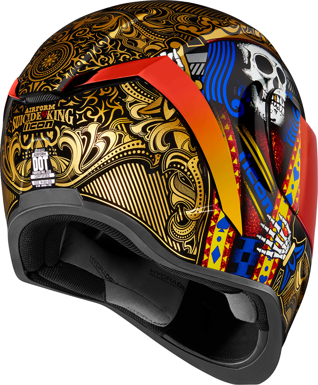 ICON Airform™ Helmet - Suicide King - Gold - XS 0101-14727