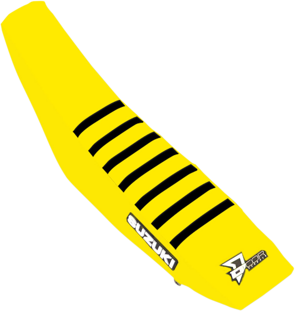 D'COR VISUALS Seat Cover - Yellow/Black - RMZ250/450 '18-'23 30-40-463