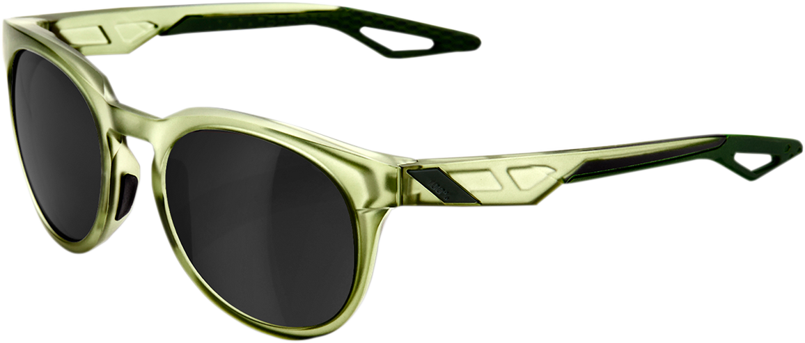 100% Campo Sunglasses - Olive - Black Mirror 61026-296-61