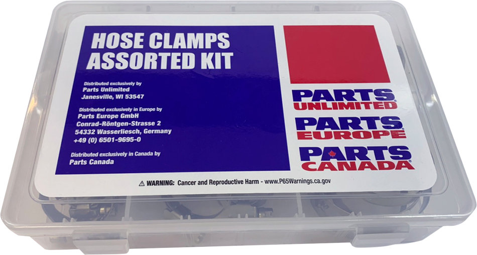 Parts Unlimited Assortment Kit - Hose Clamp - 60-Pieces T03-6242k