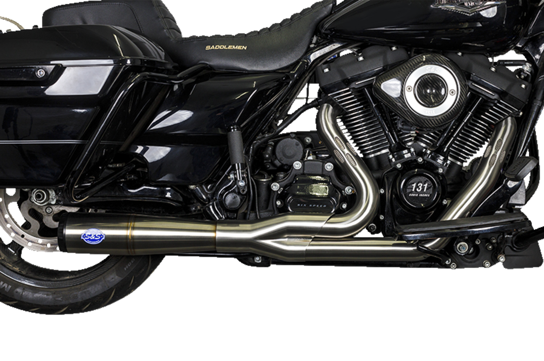 S&S CYCLE Diamondback 2-1 Race Only Exhaust System - Stainless Steel 550-1000