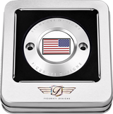 FIGURATI DESIGNS Timing Cover - 2 Hole - American - Stainless Steel FD20-TC-2H-SS