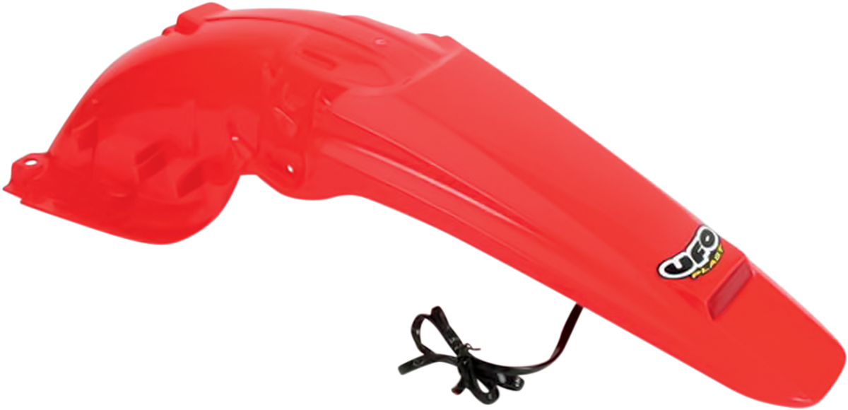 UFO Enduro Rear Fender with LED - '00-'20 CR Red HO04603-070