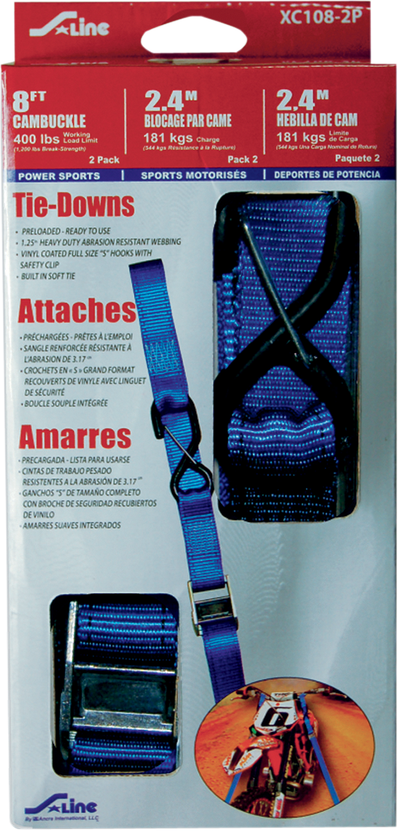 Amarre ANCRA - Servicio pesado - Azul XC108-2P 