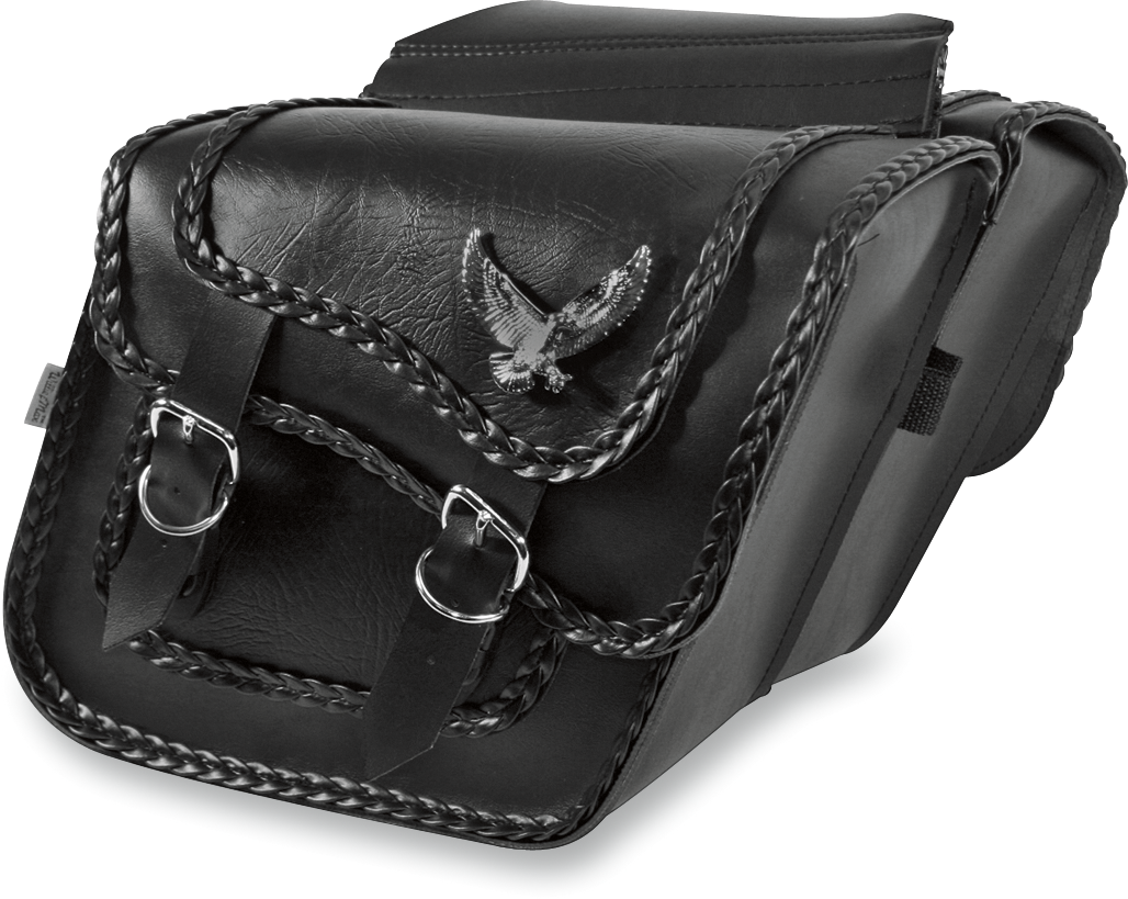 WILLIE & MAX LUGGAGE Black Magic Saddlebag - Adjustable 58708-20