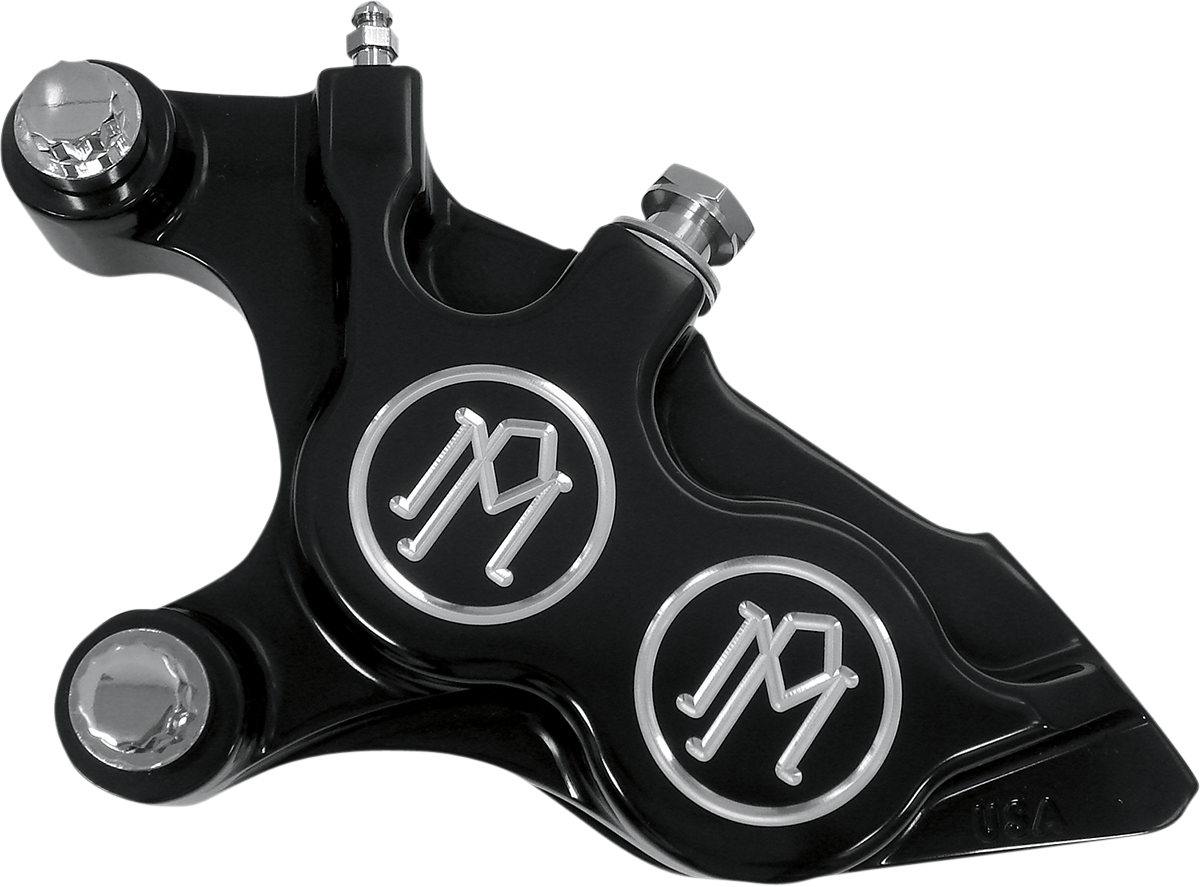 PERFORMANCE MACHINE (PM) 4-Piston Caliper - Front Right - Contrast Cut - 11.8" 0052-2414-BM