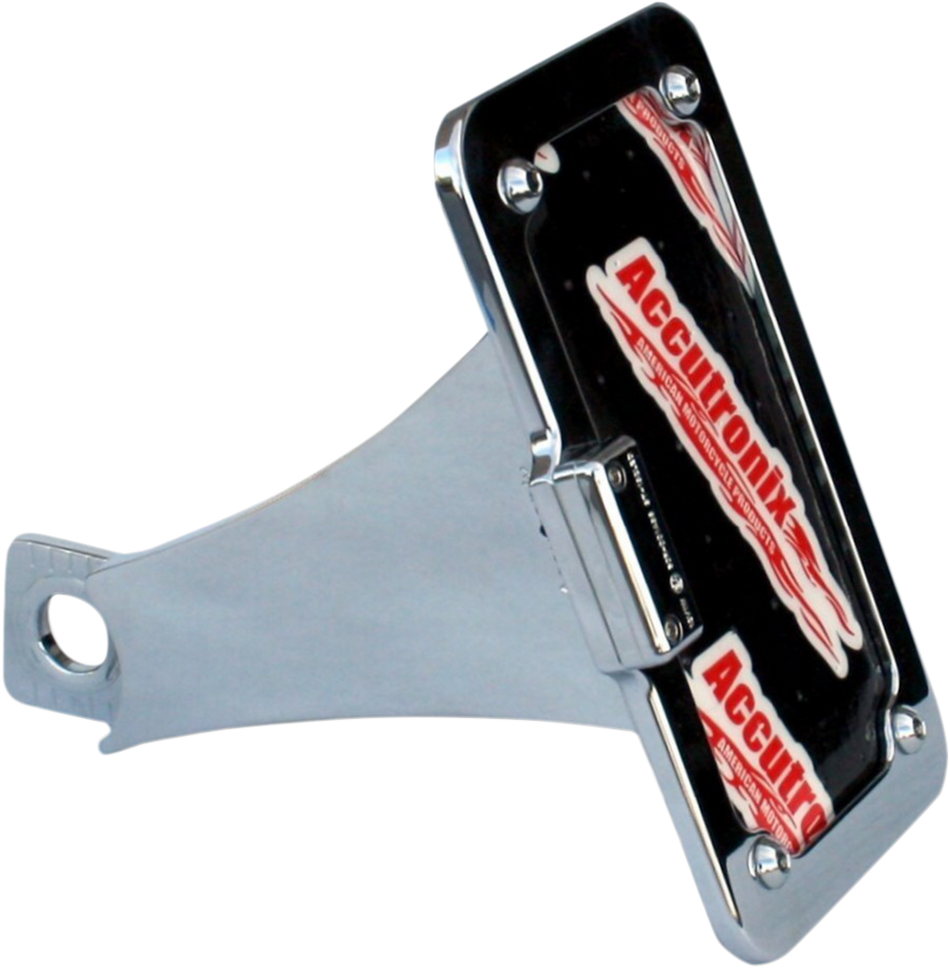 ACCUTRONIX Side mount License Plate Assembly - Chrome LPF092HV-C