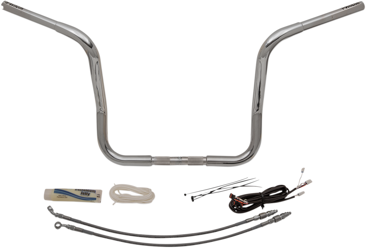 FAT BAGGERS INC. Handlebar Kit - Rounded Top - 14" - Chrome 909514