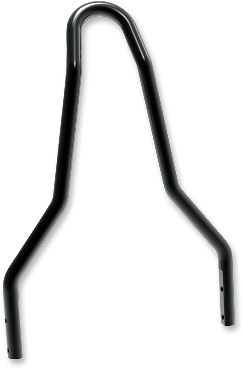 DRAG SPECIALTIES Round Tapered Sissy Bar - Black - 13" 50263814