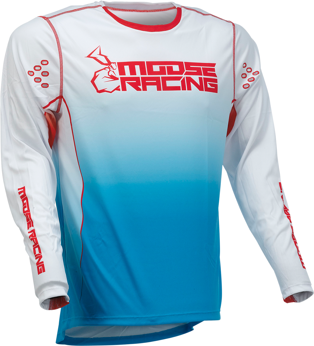 MOOSE RACING Agroid Trikot – Rot/Weiß/Blau – Größe L 2910-6990 