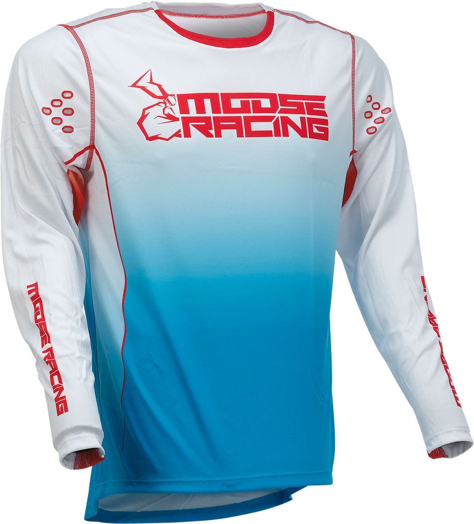 Camiseta MOOSE RACING Agroid - Rojo/Blanco/Azul - 3XL 2910-6993
