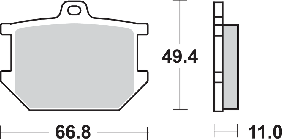 SBS HF Brake Pads - XS 360 507HF