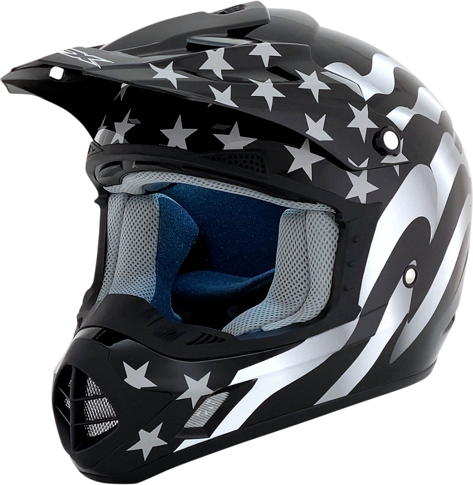 AFX FX-17 Helmet - Flag - Stealth - XS 0110-2362