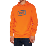 100% Hoodie Icon - Orange - Large 20029-00022