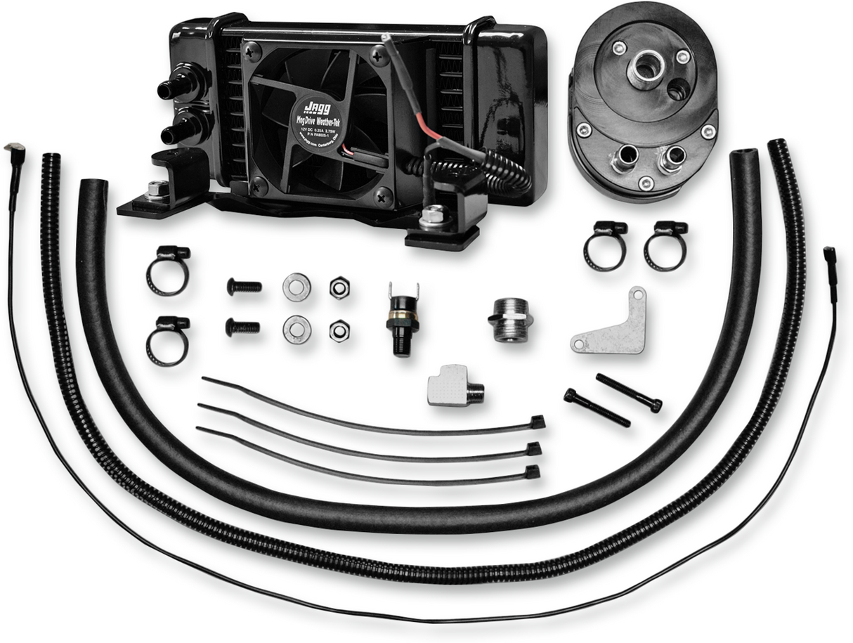 JAGG OIL COOLERS Oil Cooler Kit - 10R - Low Fan 751-FP2300-0323