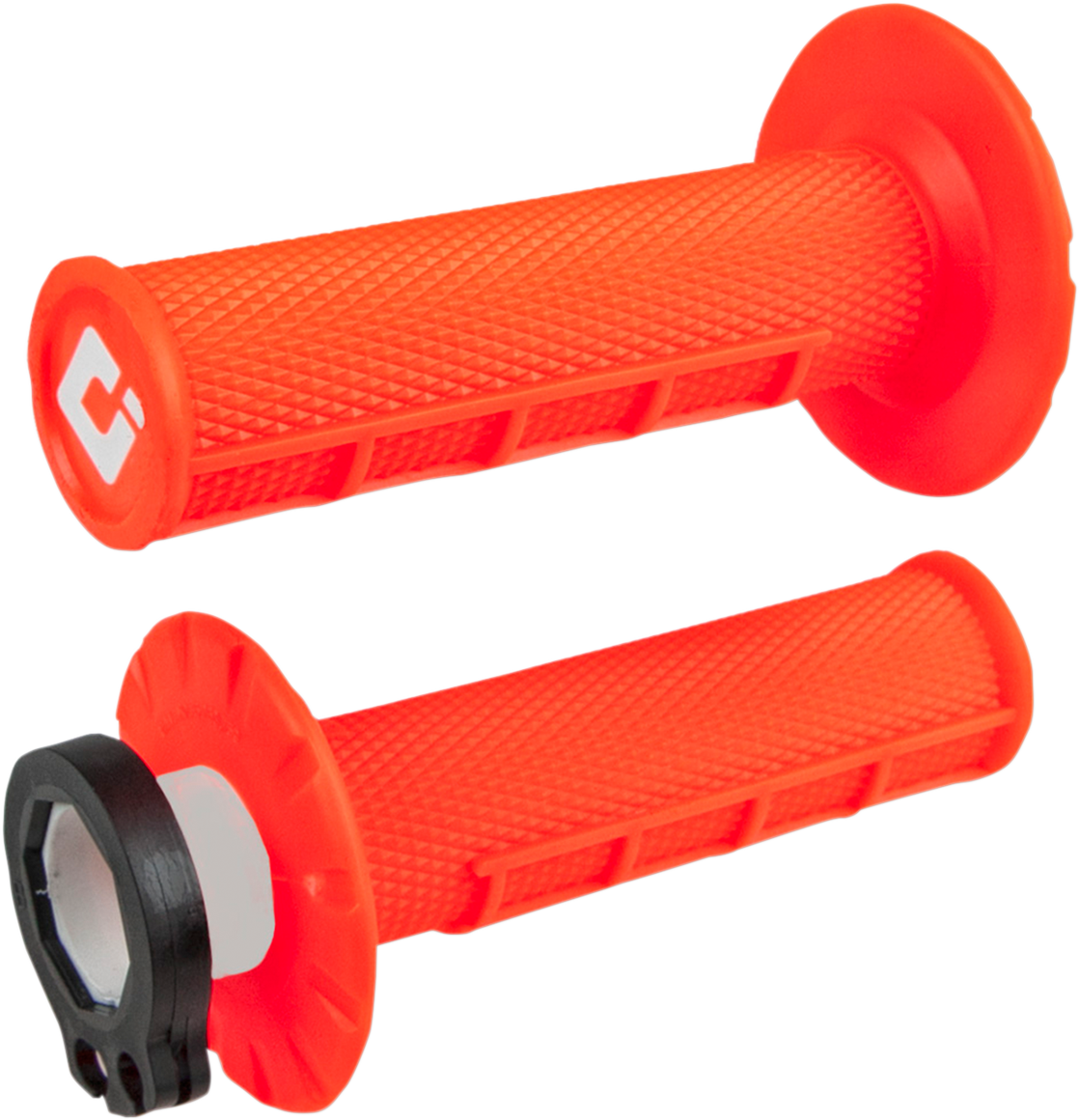 ODI Grips - MX - Half Waffle - Fluorescent Orange H36HWO