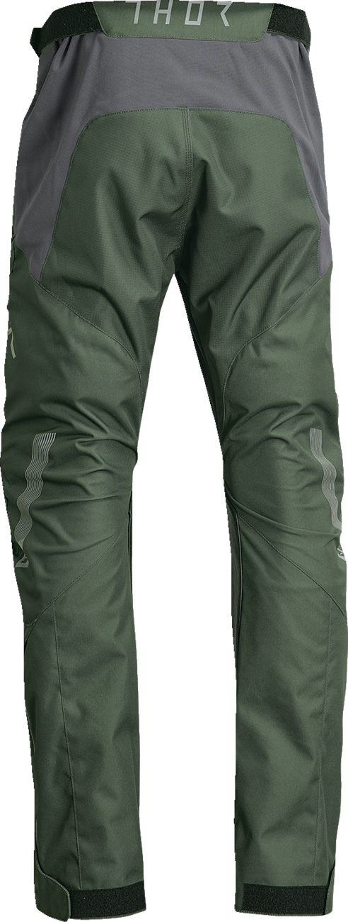 THOR Terrain Überstiefelhose - Armeegrün/Anthrazit - 42 2901-10458 