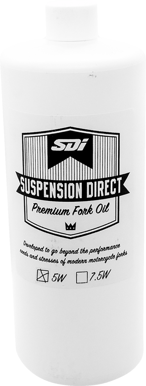 Aceite para horquilla SDI - 5W - 1 cuarto de galón estadounidense SDPF05-1QT 