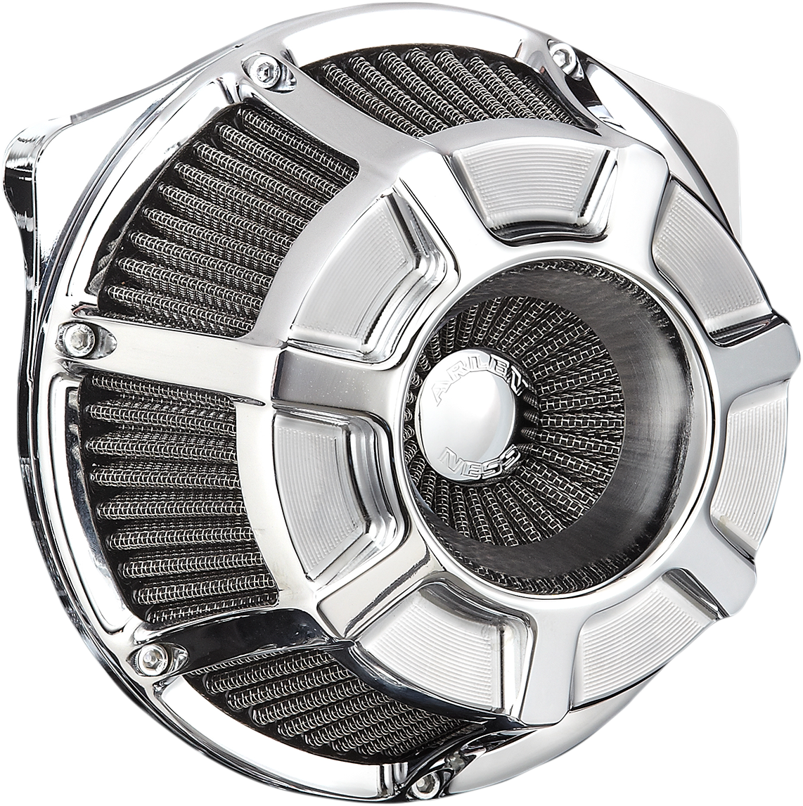 ARLEN NESS Beveled Air Cleaner - Chrome - Twin Cam 18-934