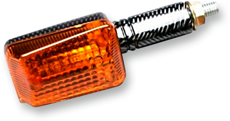 K&S TECHNOLOGIES Marker Light - Ministalk - Long - Carbon/Amber 25-8139