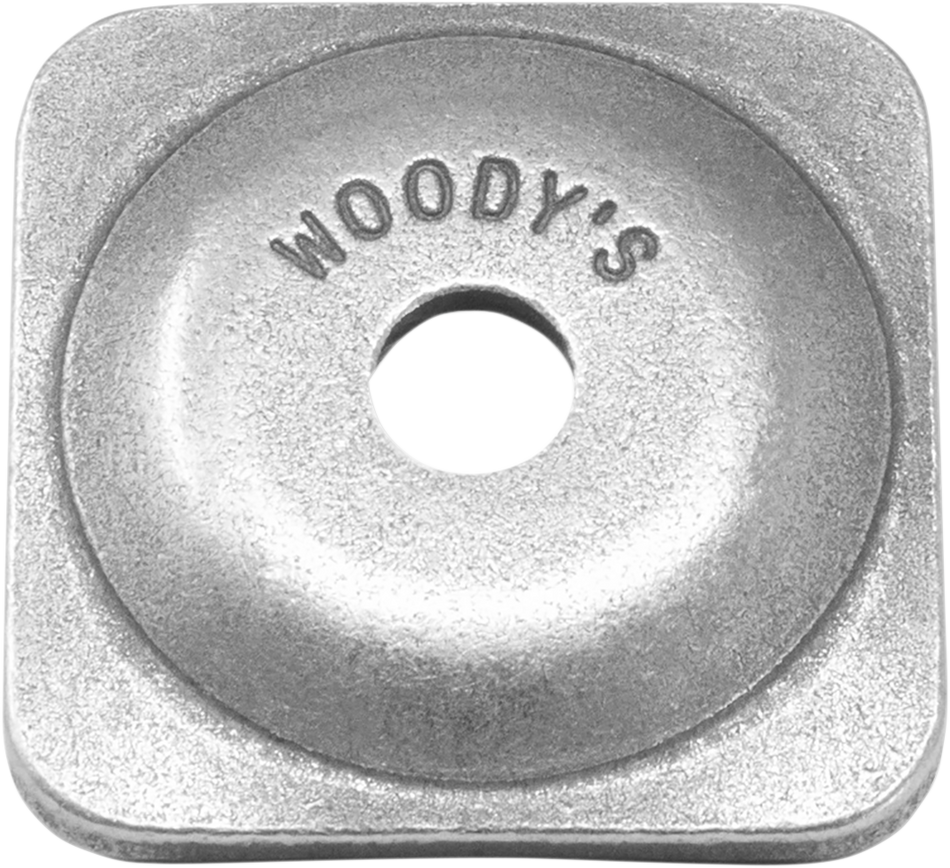 Placas de soporte WOODY'S - Natural - Cuadradas - Paquete de 12 ASG-3775-12 