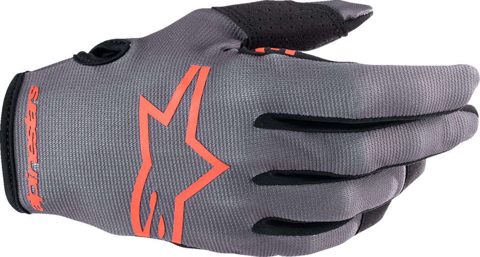 ALPINESTARS Radar Gloves - Magnet Neon/Red - Medium 3561823-9397-M