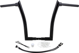 FAT BAGGERS INC. Handlebar Kit - Pointed Top - 16" - Black 809316-B