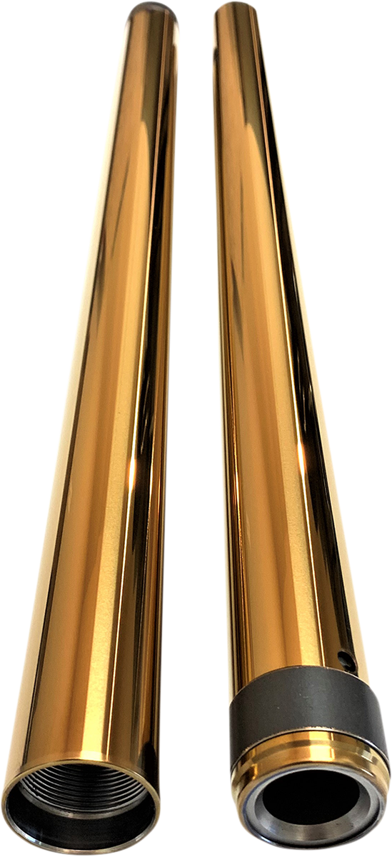 PRO-ONE PERF.MFG. Fork Tube - Gold TIN - 41 mm - 20.25" Length 105410G