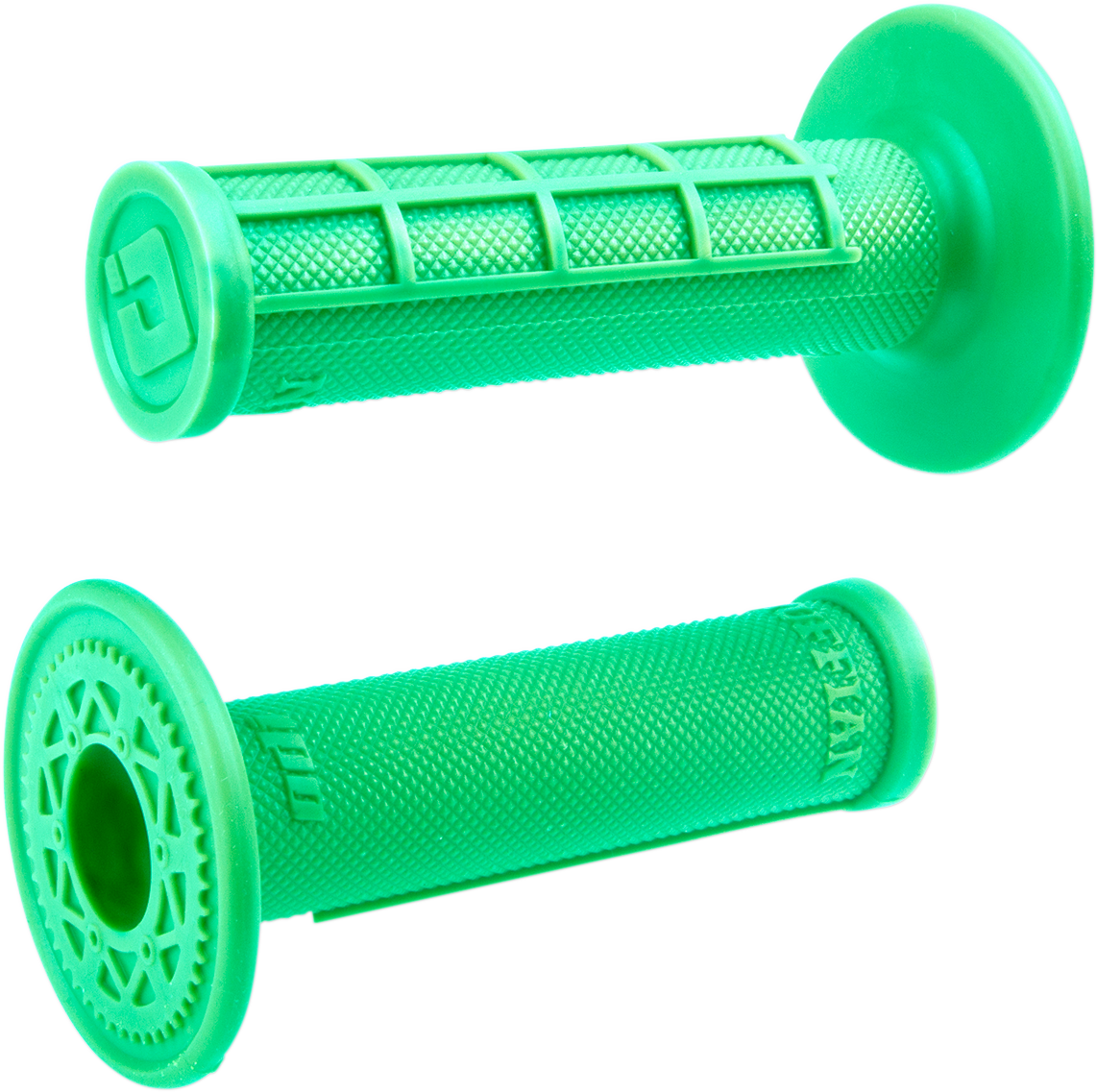 ODI Grips - Ruffian - Half Waffle - Fluorescent Green H01RFFN