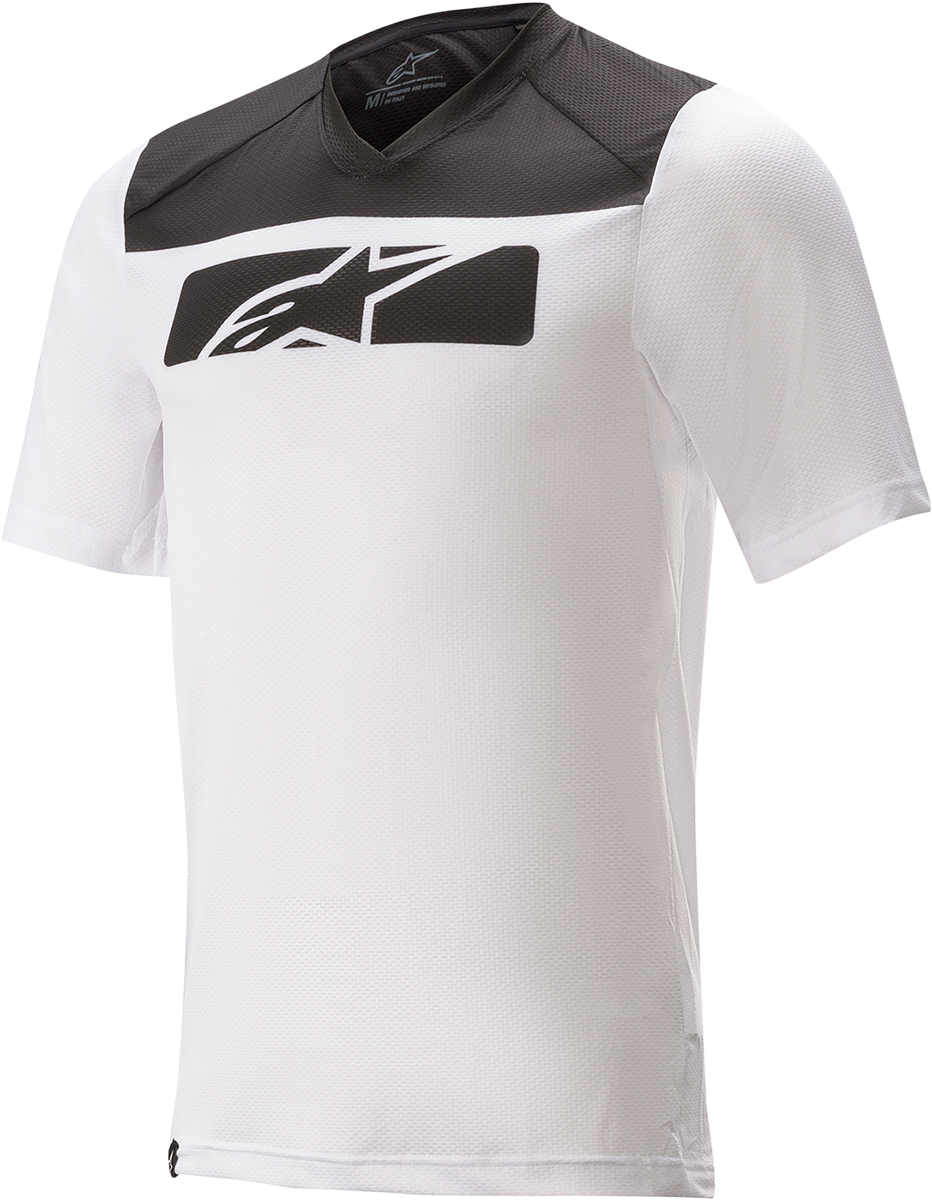 Camiseta ALPINESTARS Drop 4.0 - Manga corta - Blanco/Negro - Grande 1766220-21-LG 