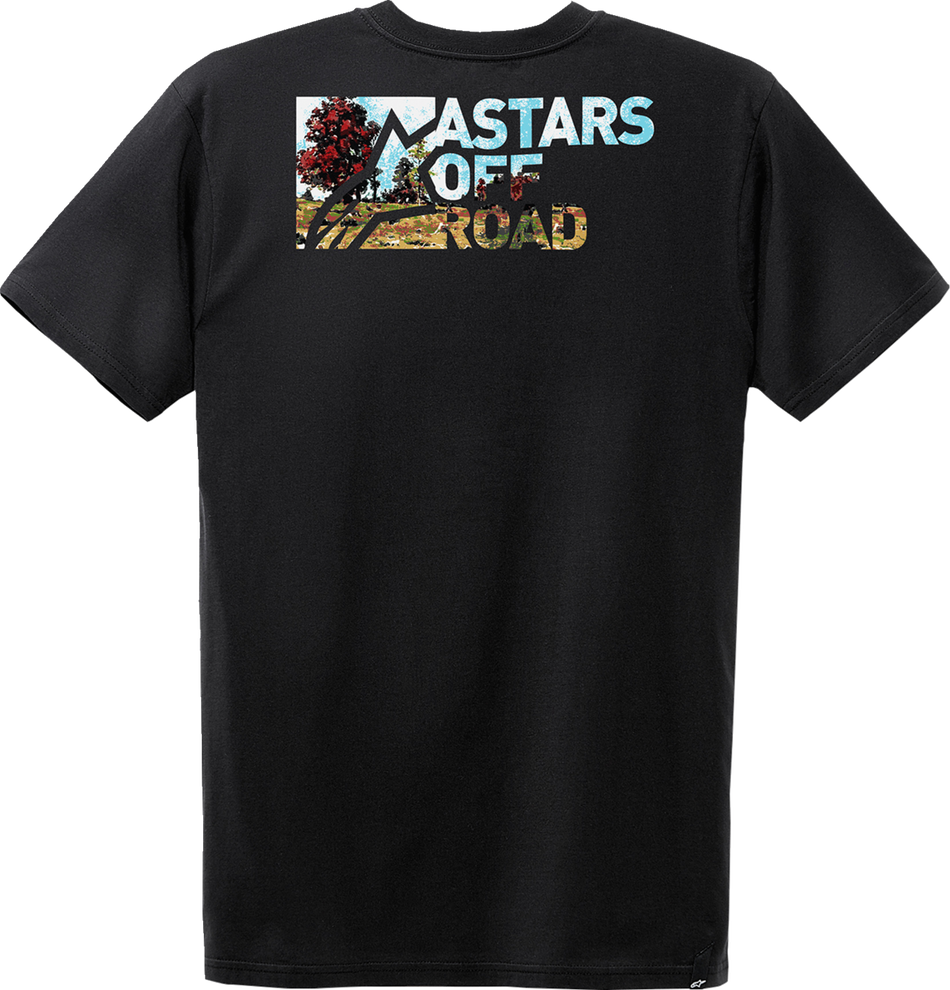 Camiseta pintada ALPINESTARS - Negro - XL 1232-72224-10XL 