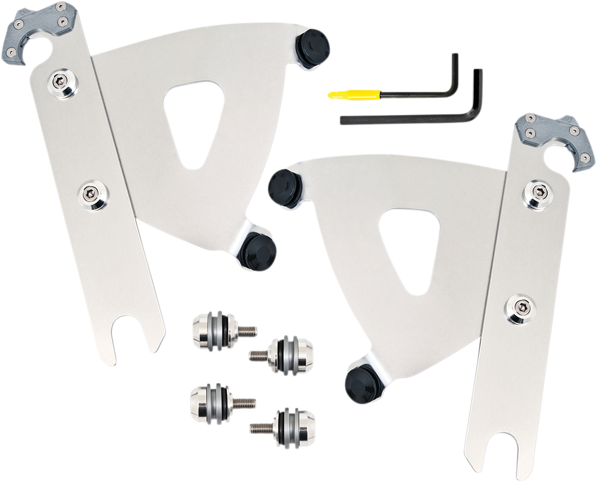 MEMPHIS SHADES Road Warrior Trigger-Lock Mounting Kit - Polished - FLSTF MEK2053