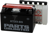 Parts Unlimited Agm Battery - Rtx9-Bs .40 L Ctx9-Bs