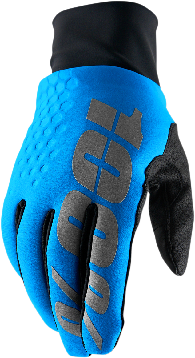 100% Hydromatic Brisker Gloves - Blue - Small 10018-00005