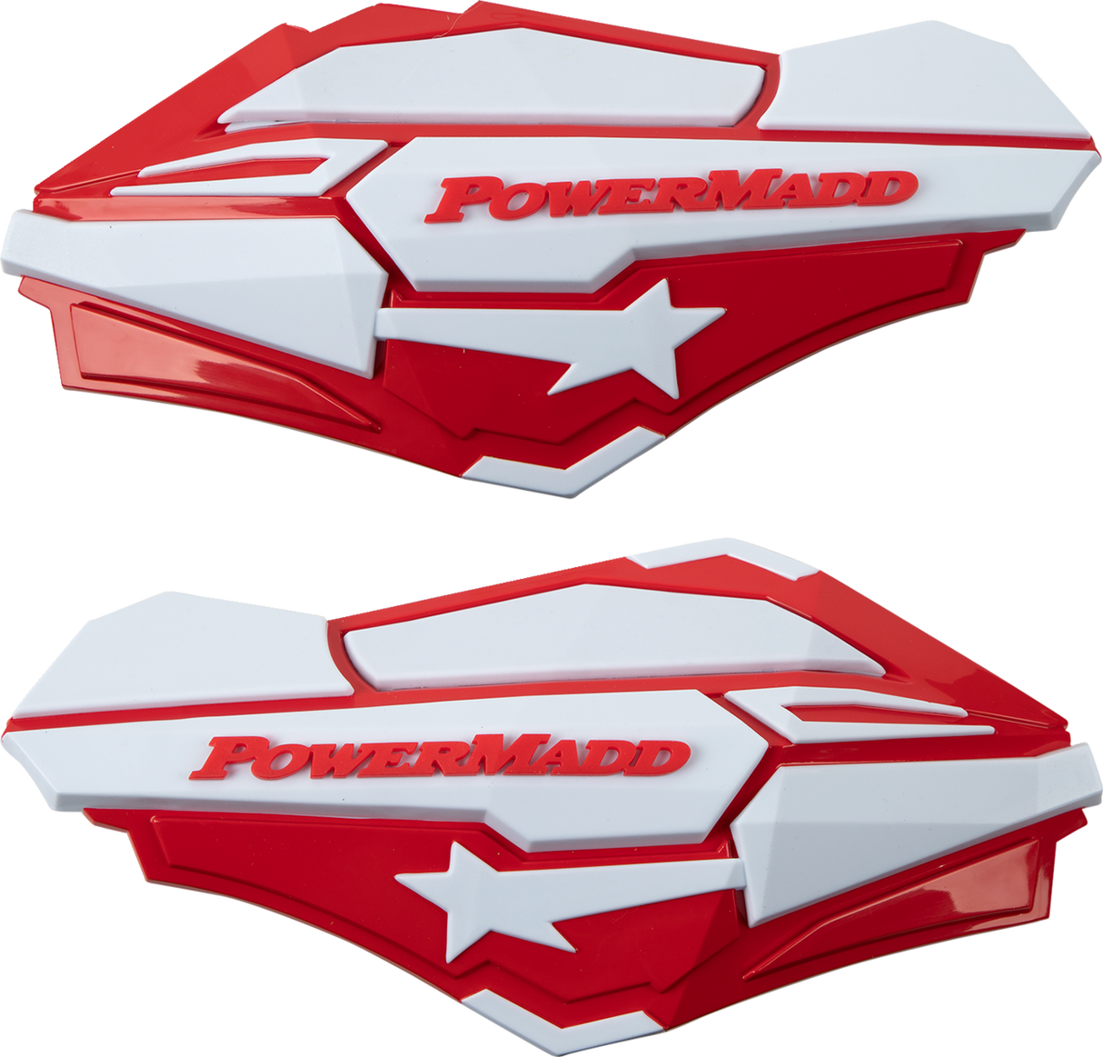 POWERMADD Handguards - Red/White 34422