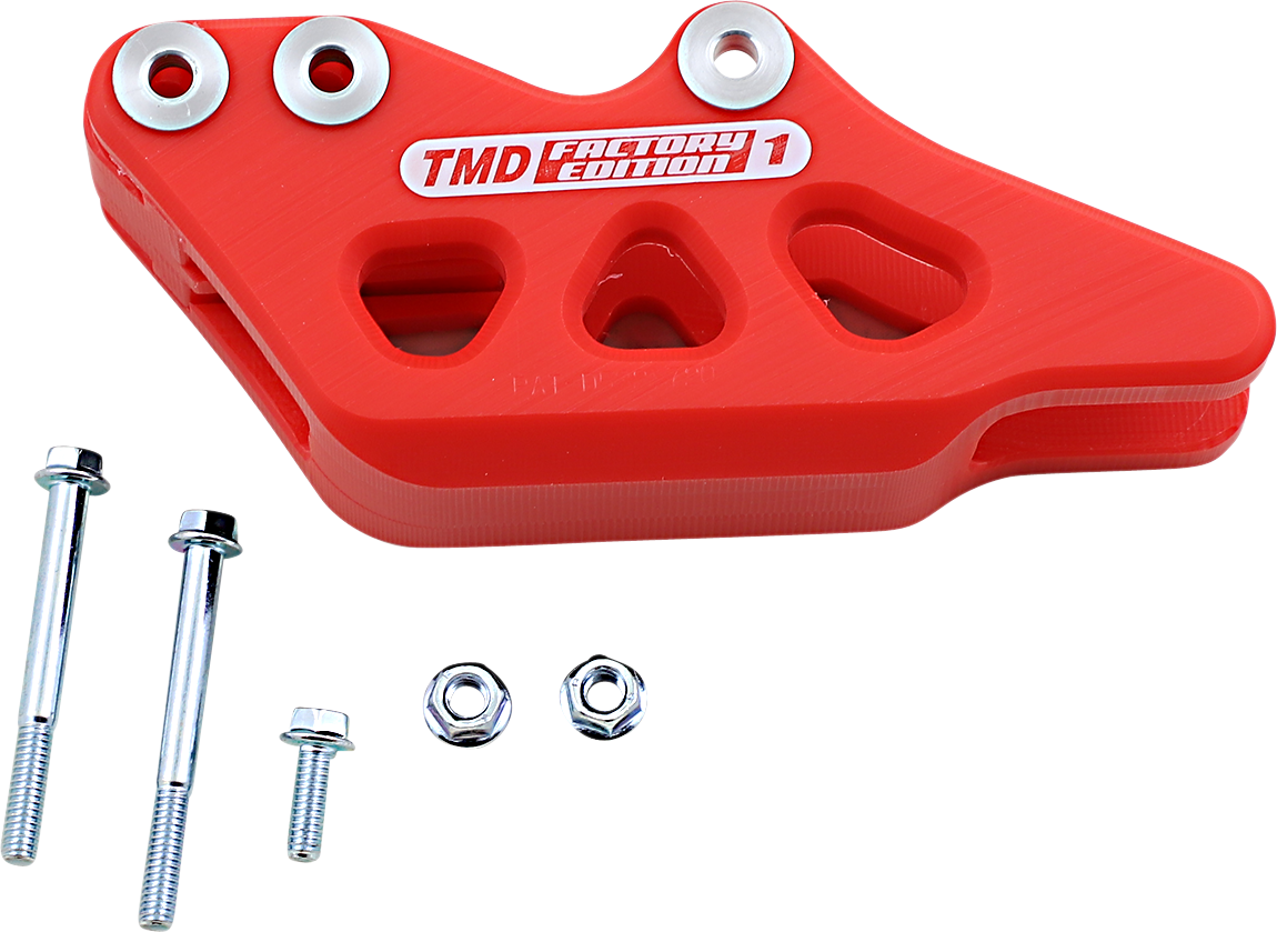 T.M. DESIGNWORKS Chain Guide - Honda/TM - Red RCG-CR2-RD