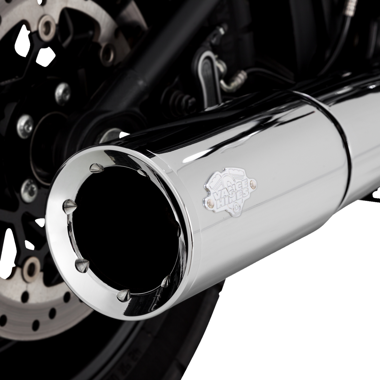 VANCE & HINES Pro Pipe Exhaust System - Chrome Softail  17387