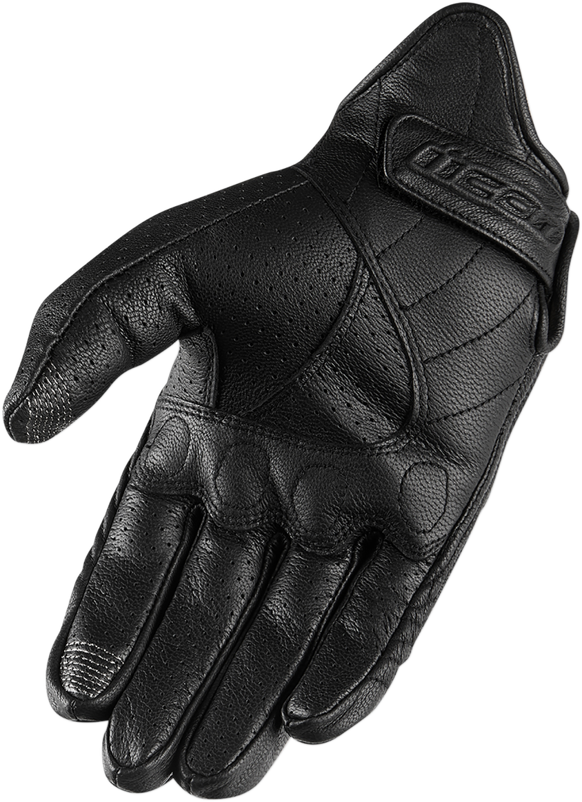 ICON Pursuit Classic™ Perforierte Handschuhe - Schwarz - 3XL 3301-3835