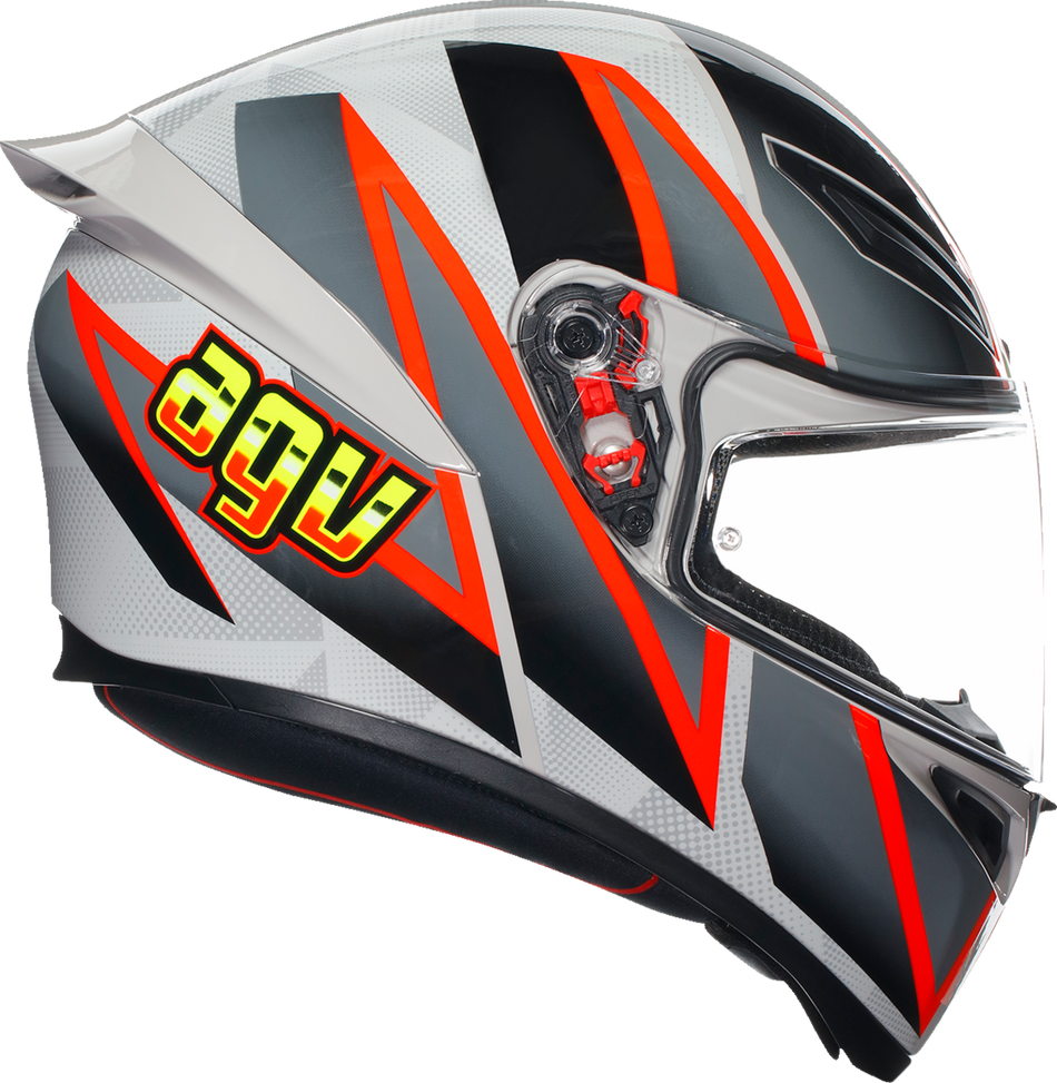 AGV K1 S Helmet - Blipper - Gray/Red - Large 2118394003030L