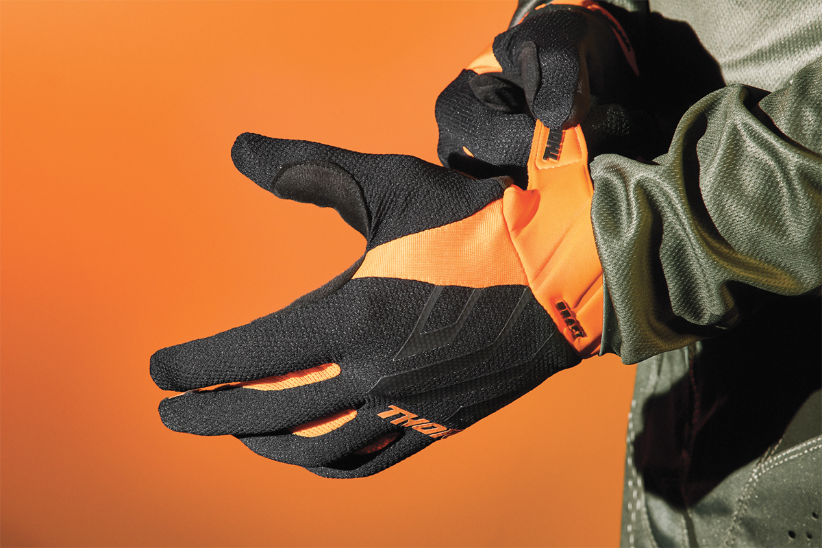 THOR Draft Gloves - Black/Orange - 2XL 3330-6811