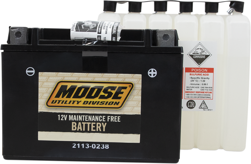 MOOSE UTILITY AGM Battery - YTX15L-BS 2113-0238