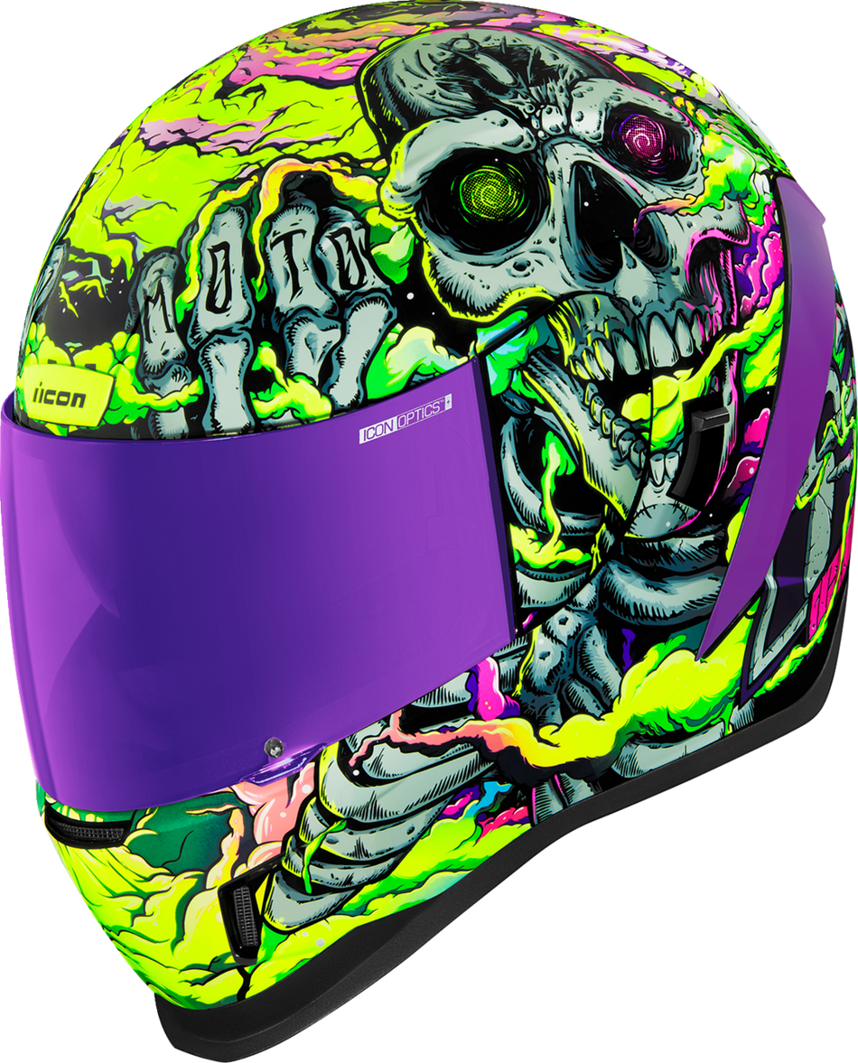 ICON Airform™ Helmet - Hippy Dippy - Purple - Small 0101-16025