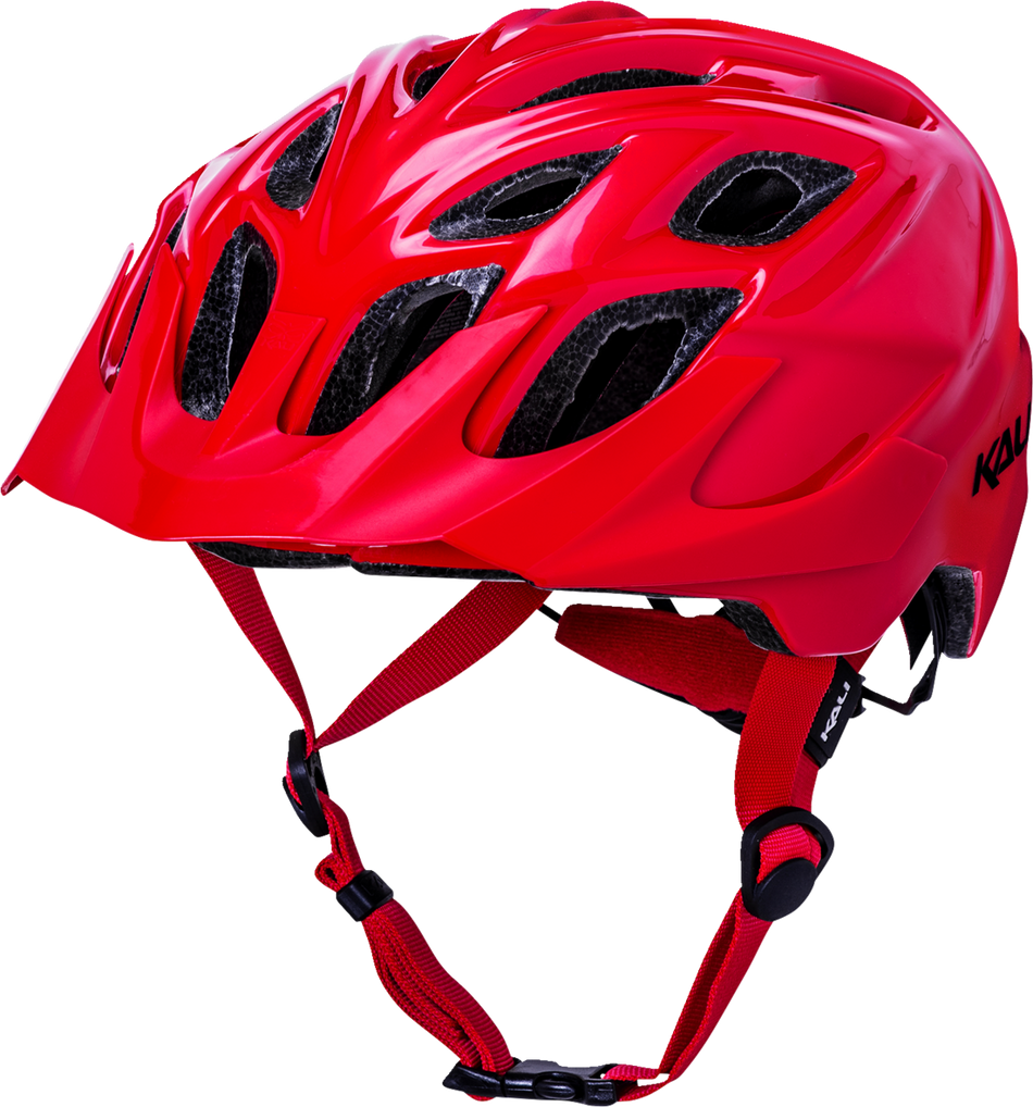 KALI Chakra Solo Helmet - Gloss Red - S/M 0221222116