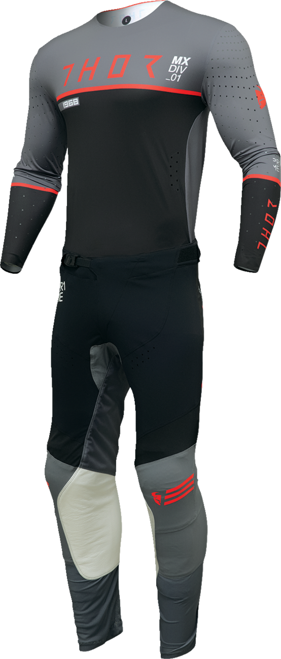 THOR Prime Ace Jersey - Charcoal/Black - Medium 2910-7660