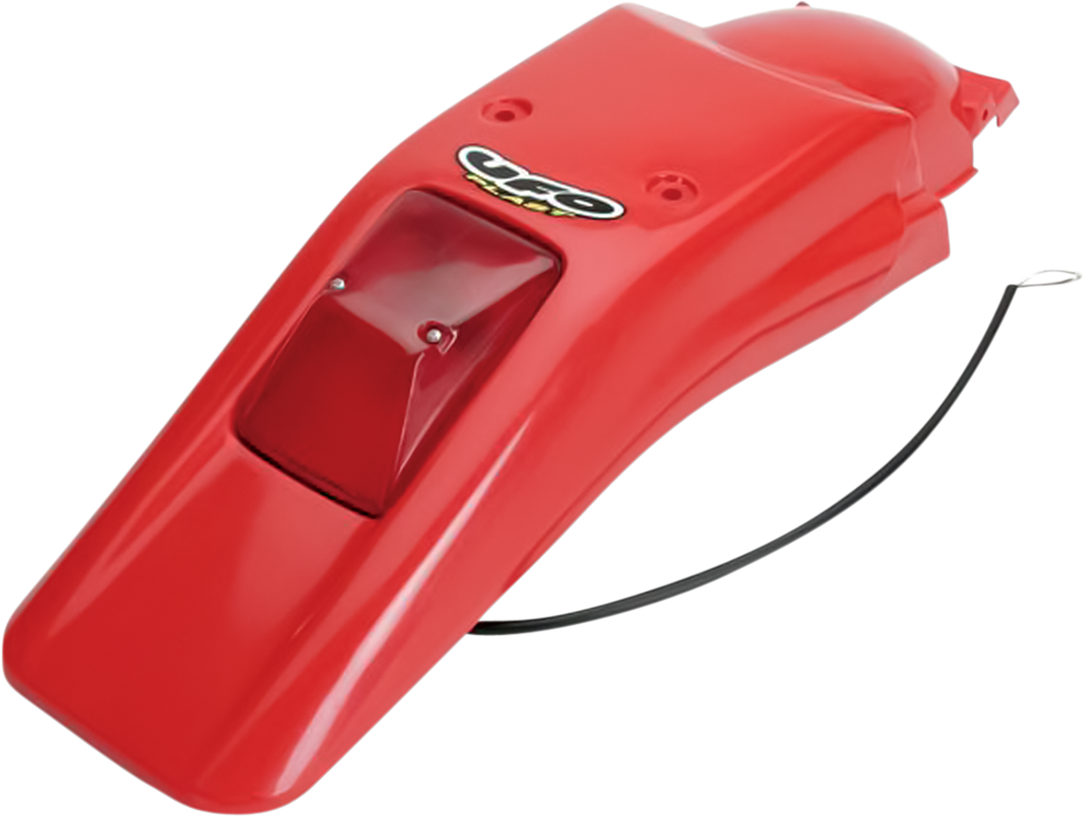 UFO Enduro Rear Fender with 21/5W Light - XR Red HO03611069