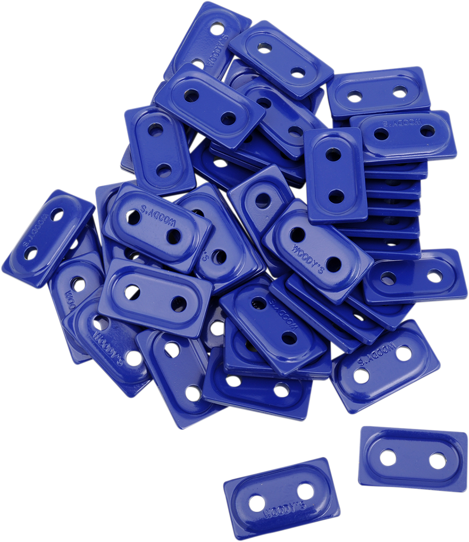 WOODY'S Support Plates - Blue - 48 Pack ADD2-3795-B