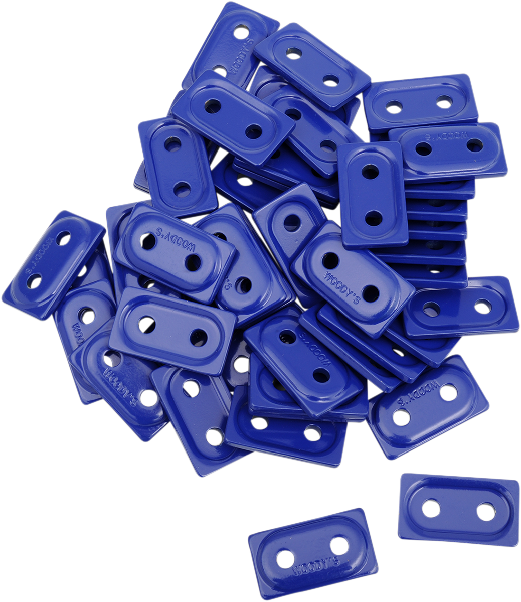 WOODY'S Support Plates - Blue - 48 Pack ADD2-3795-B