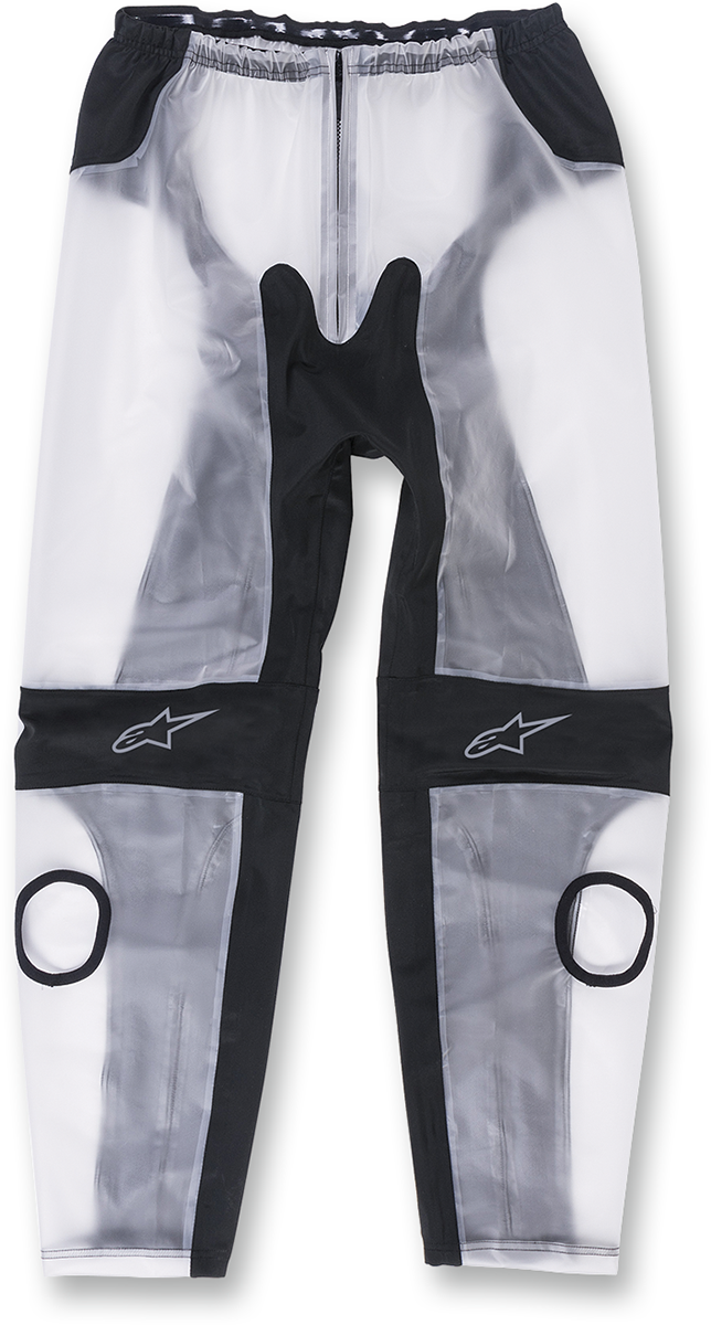 Pantalones impermeables ALPINESTARS Racing - Negro/Transparente - Grande 3224917-01-L 