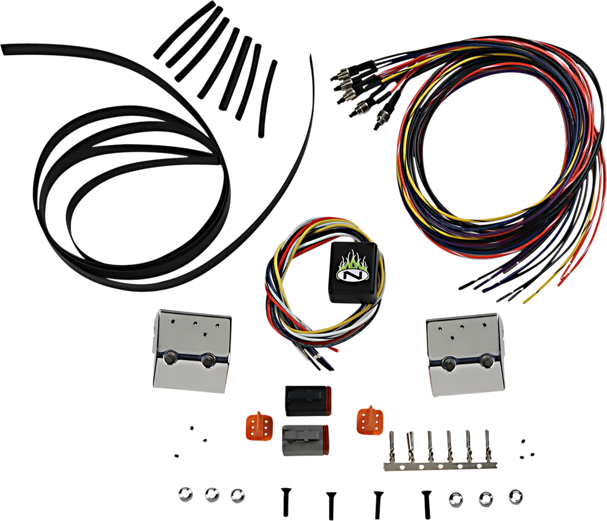 GMA ENGINEERING BY BDL Switch Kit - Brake/Clutch - Harness - Polished GMA-HBWH-SW-OP