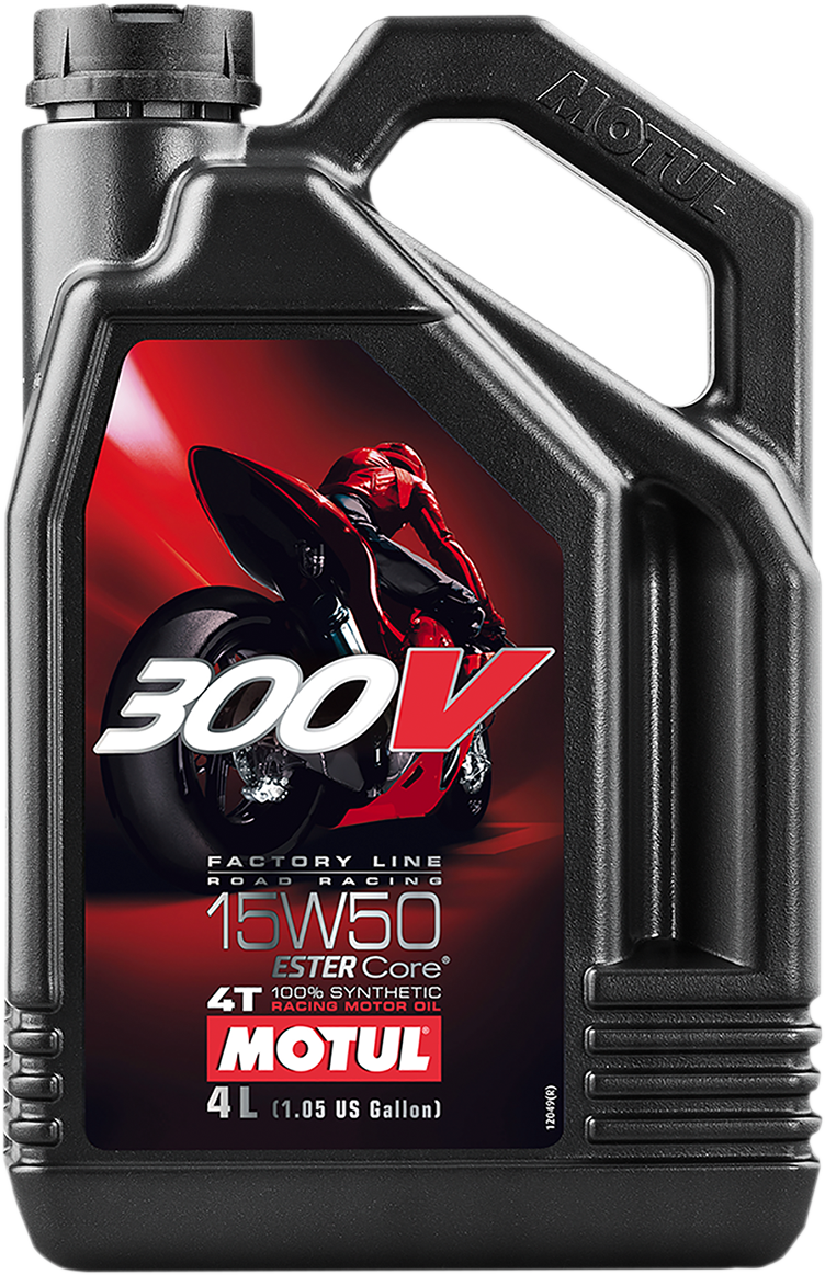 MOTUL 300V Synthetic Ester Oil - 15W-50 - 4L 104129